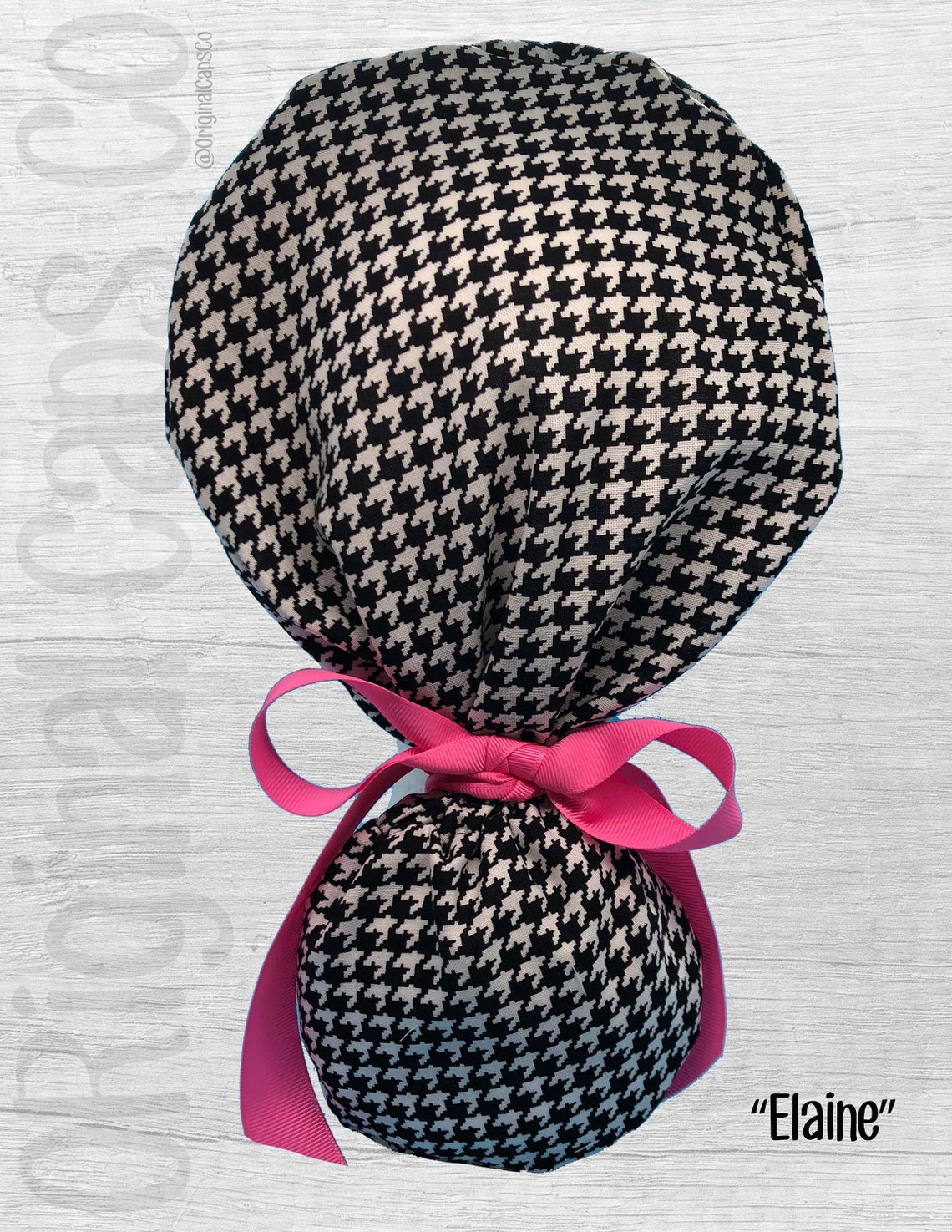 houndstooth scrub top