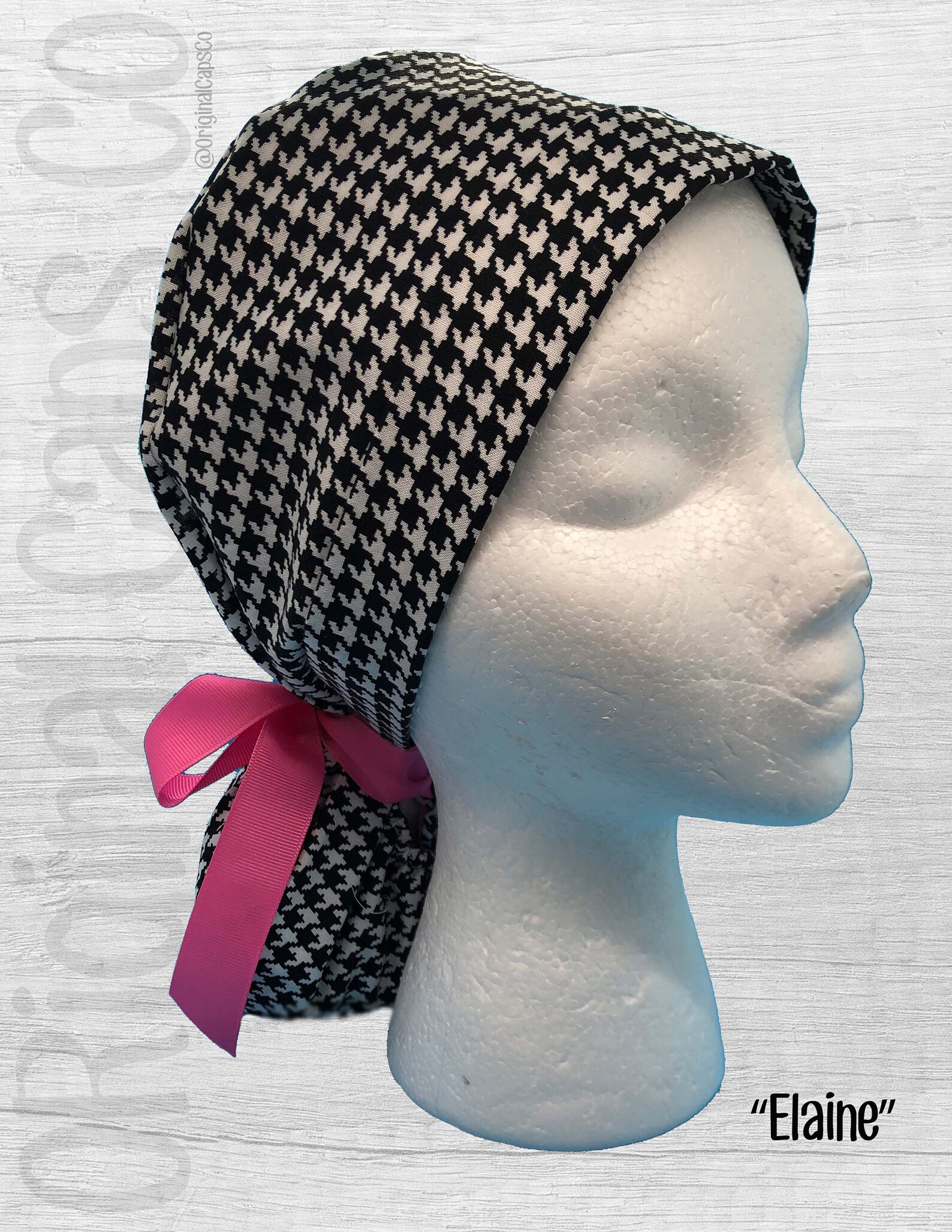 houndstooth scrub top