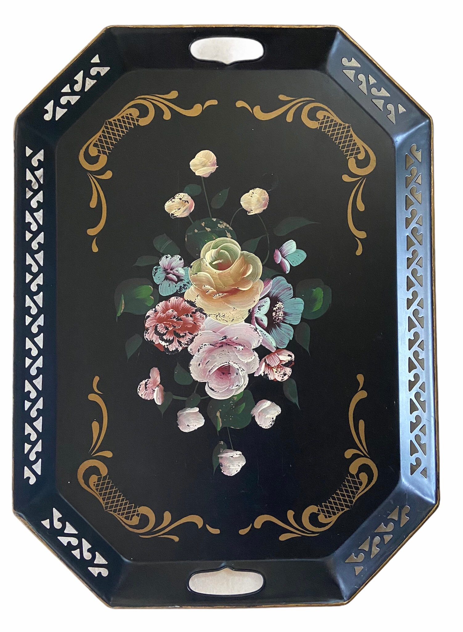 Plateau Vintage tole-Ware