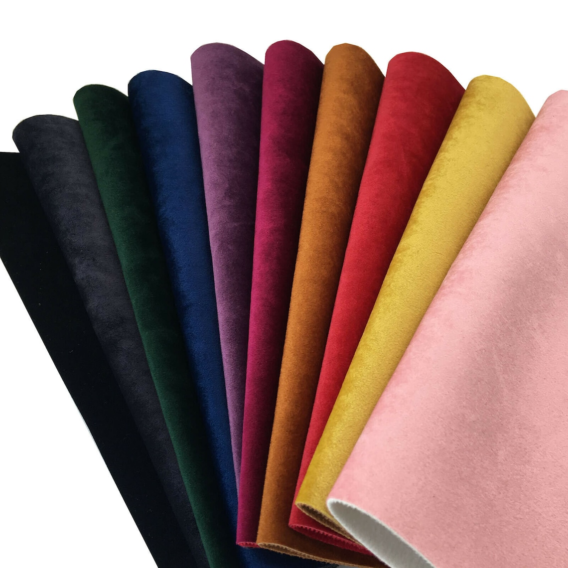 Thick Velvet Fabric Sheet Velvet Faux Leather Premium Velvet Etsy