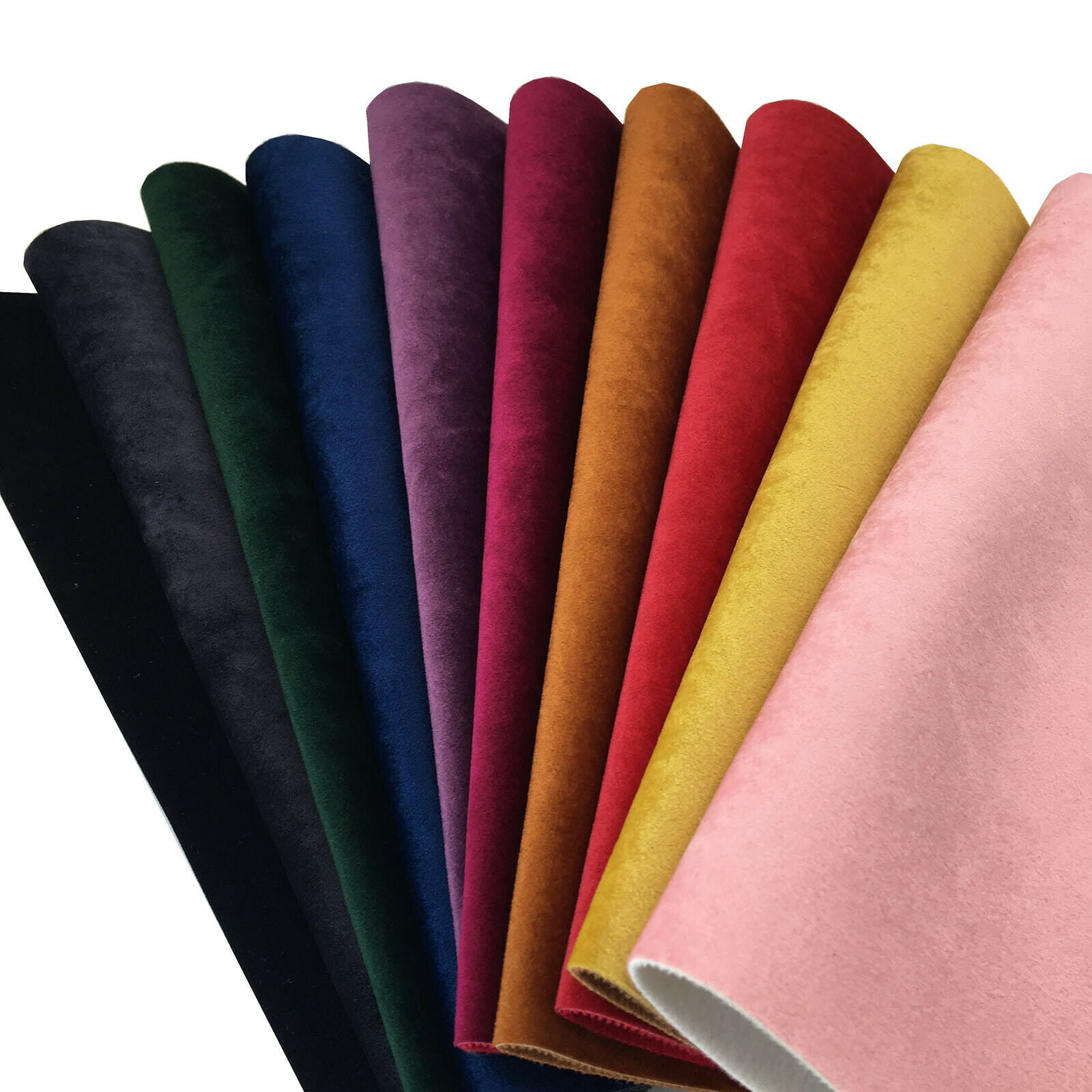 Thick Velvet Fabric Sheet Velvet Faux Leather Premium Velvet Etsy