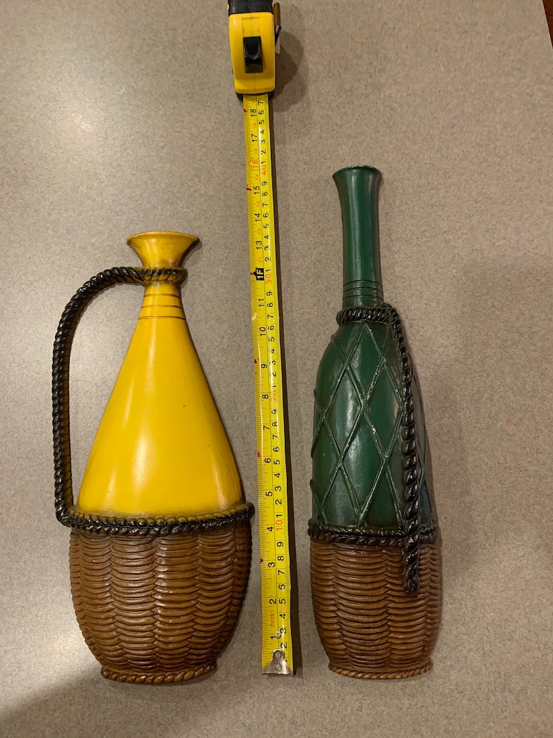 Vintage Sexton Metal Wall Plaques Chianti/wine Jug - Etsy