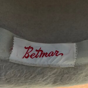 Vintage Betmar fur hat beige fashion hat 1950s 1960s image 7