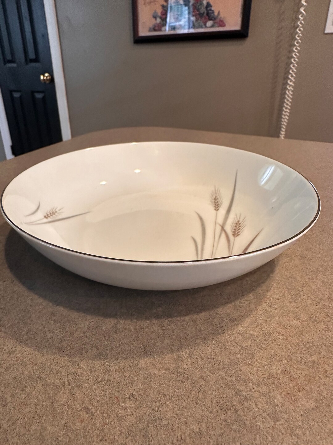 Platinum Wheat Fine China Japan Serving Bowl Vegetable Bowl Mcm Mid