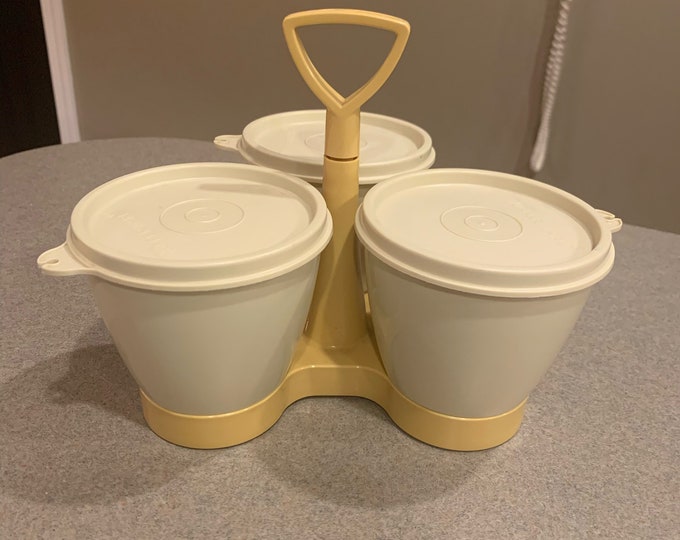 Tupperware Condiment Caddy Vintage Etsy