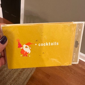 Vintage Hallmark Weihnachtsfeier Einladungen 8er Set , ungeöffnet in Originalverpackung