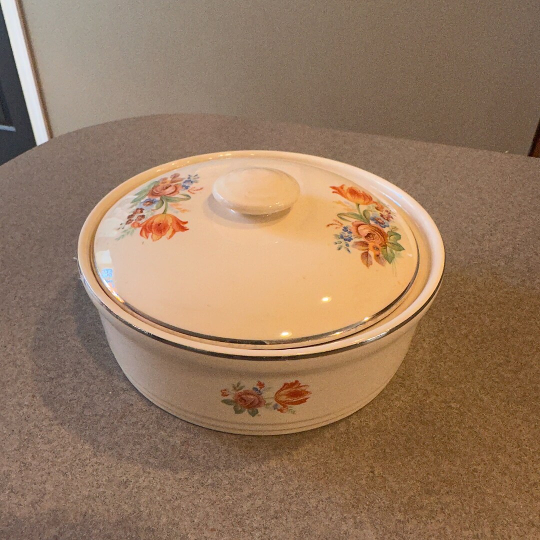 Casserole Vegetable Bowl With Lid Vintage Universal Cambridge Oven Proof Ceramic Etsy Hong Kong