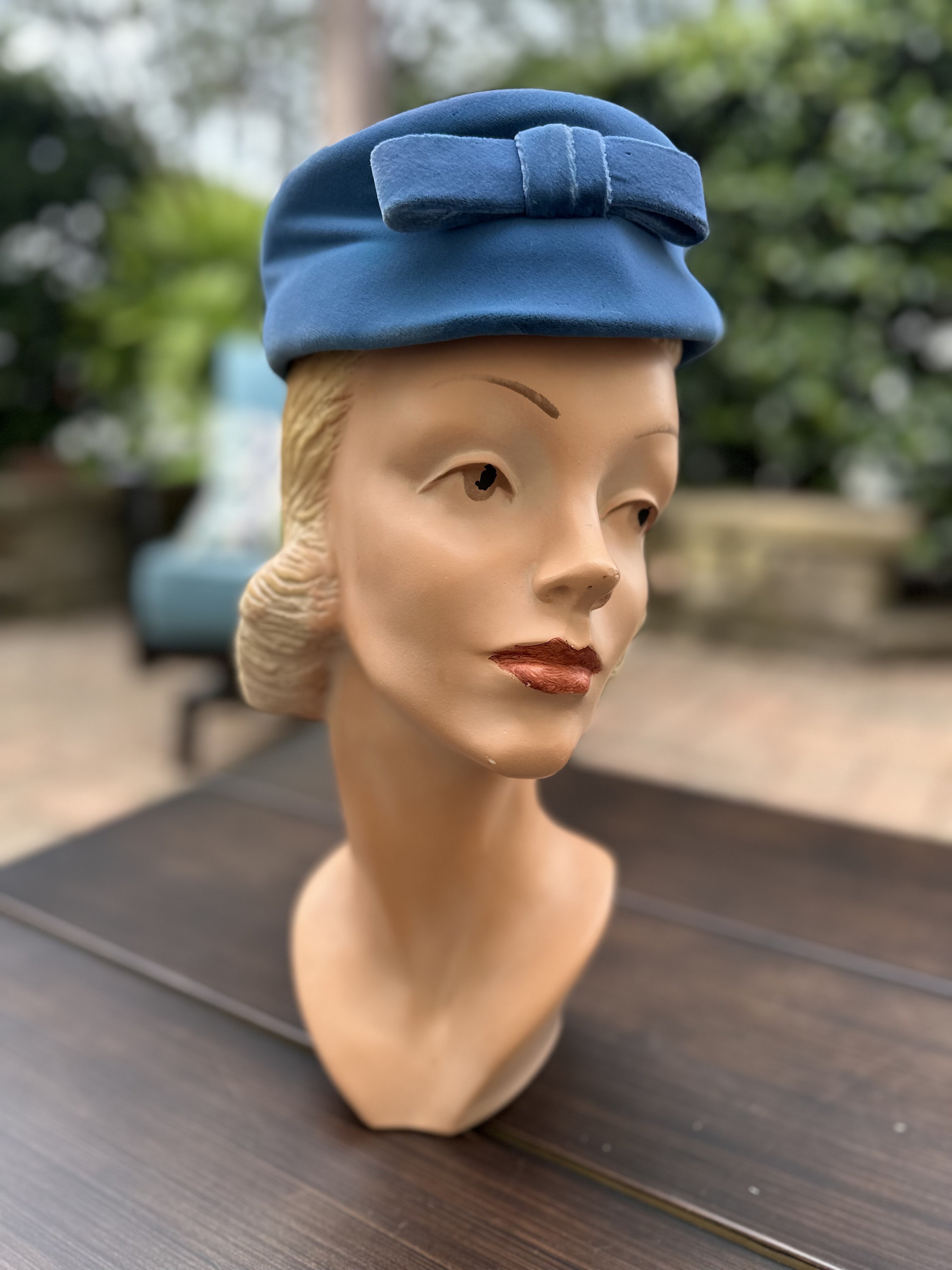 John Frederics Charmer Blue Charmer Hat Vintage - Etsy display picture 1