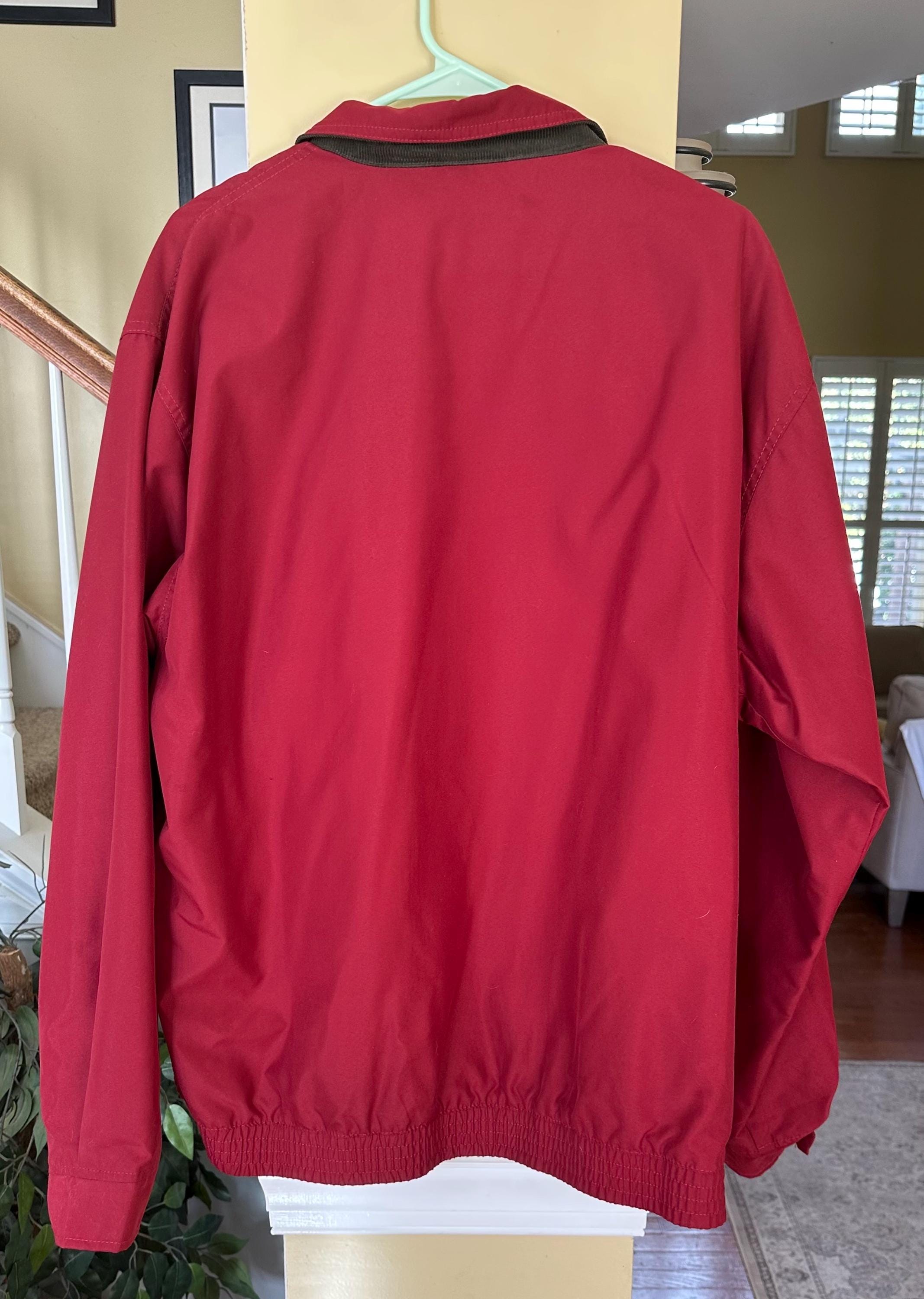 Vintage Ralph Lauren Chaps Zip Front Jacket Red Xl - Etsy
