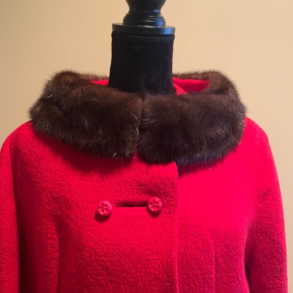 Fur Collar Coat Etsy