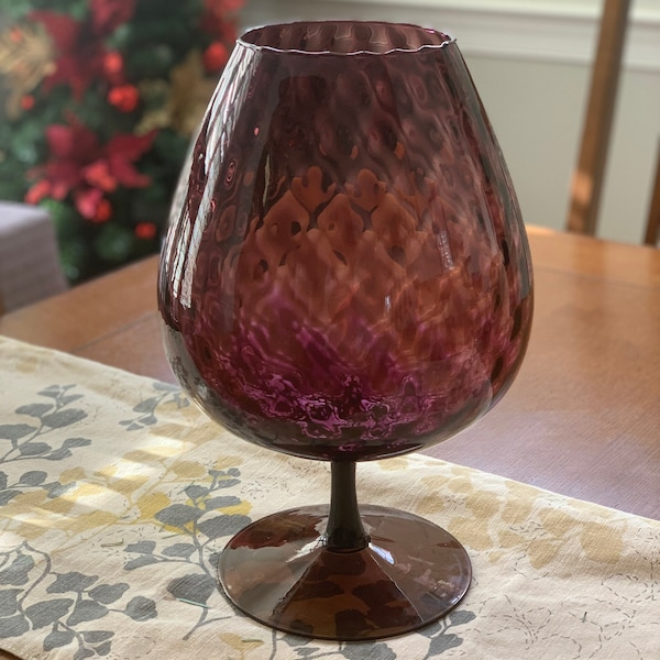 Giant Glass Snifter Etsy