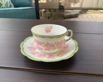 Royal Wettin Austria teacup and saucer vintage china