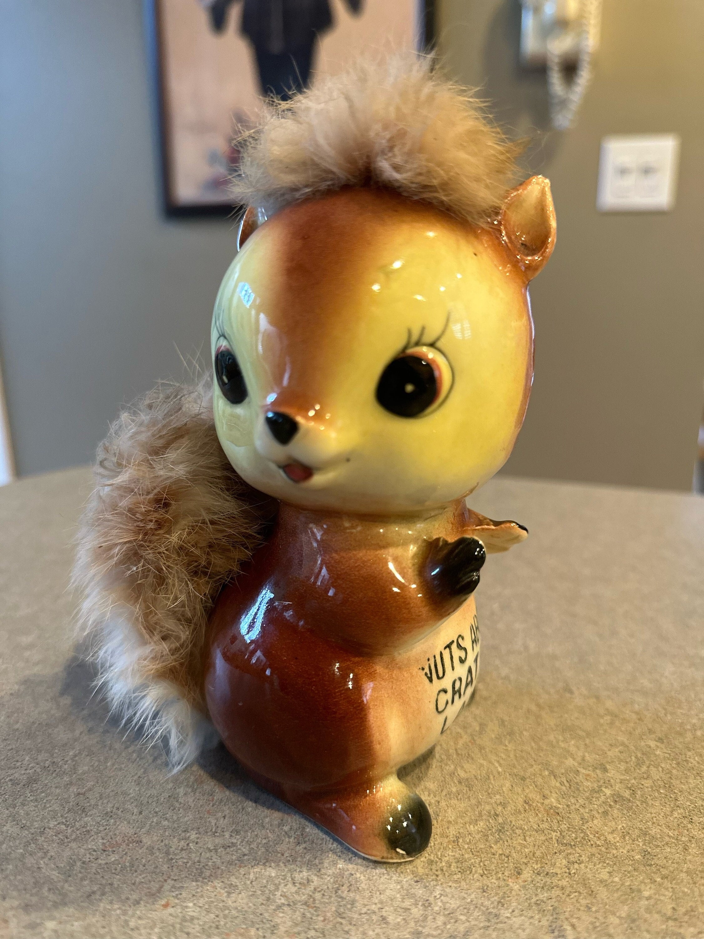 Fisher Price - Piggy Bank 1980 #100462 – Bird n' Squirrel