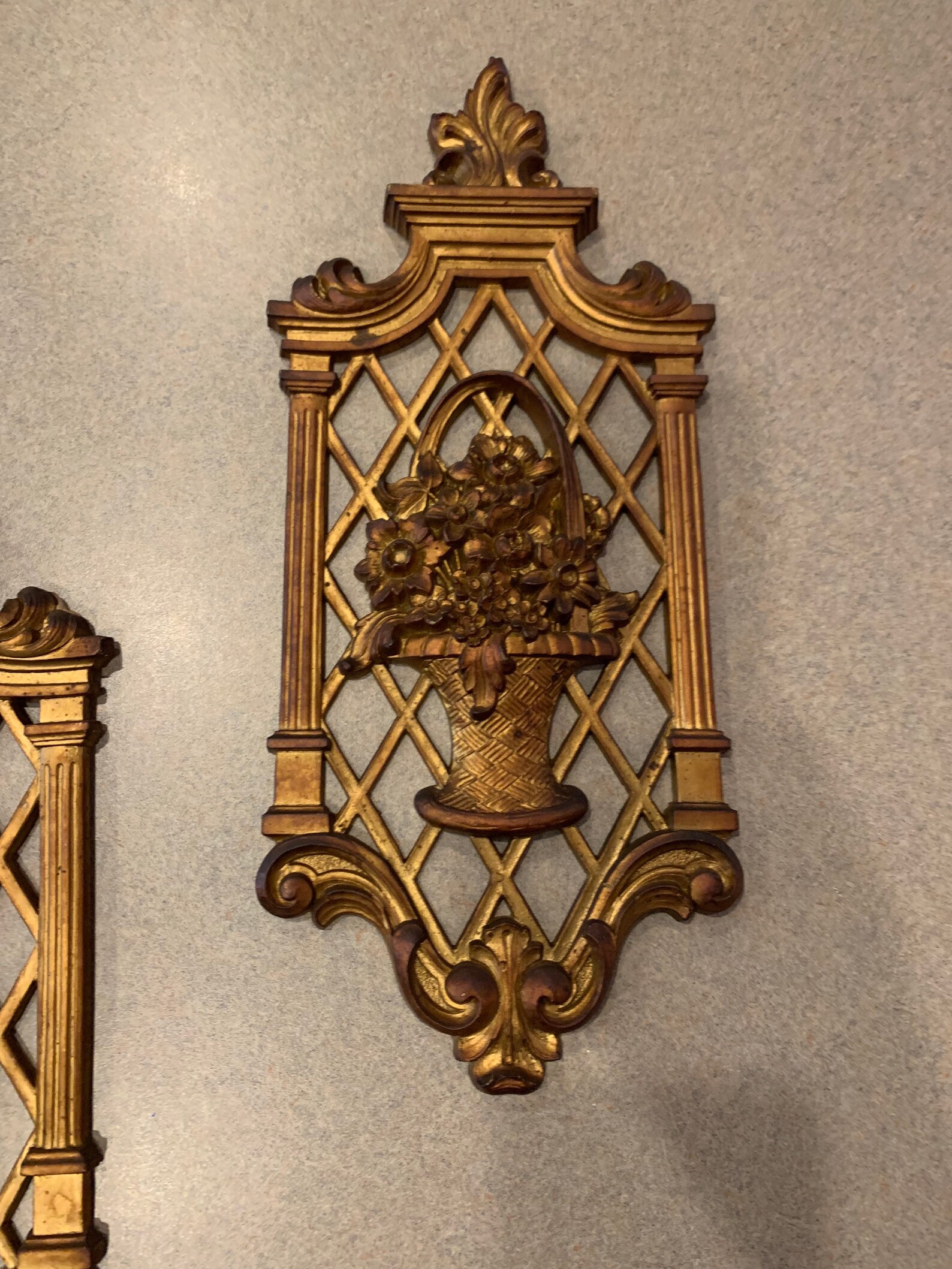 Mid Century Plastic Wall Plaques Kitchen Decor Set of Three Etsy