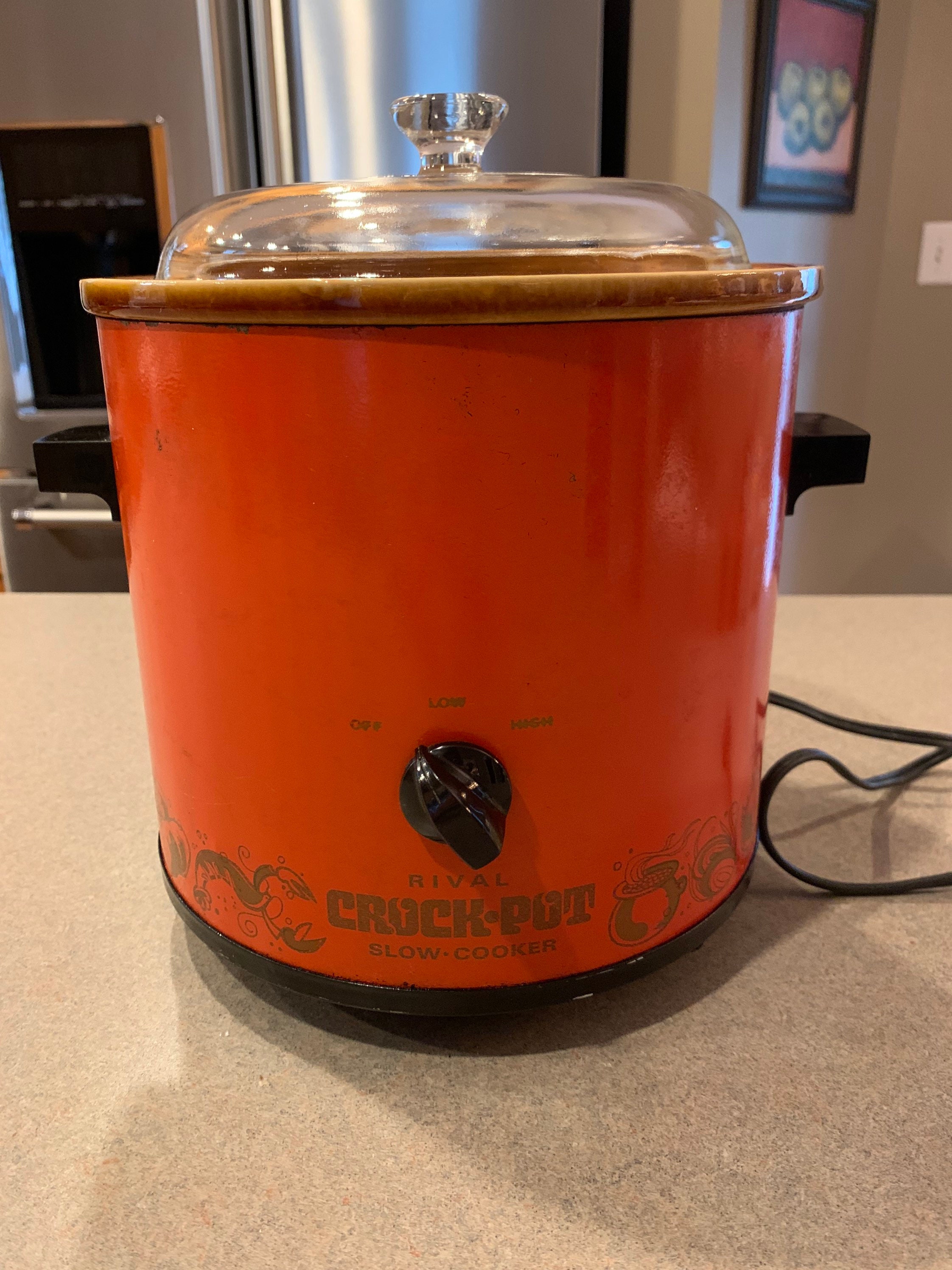 Vintage Retro 70s Rival 3.5 QT Crock Pot cheap