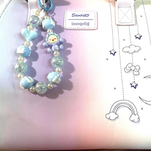 Blue SkullPanada - cup/bag charm or keychain