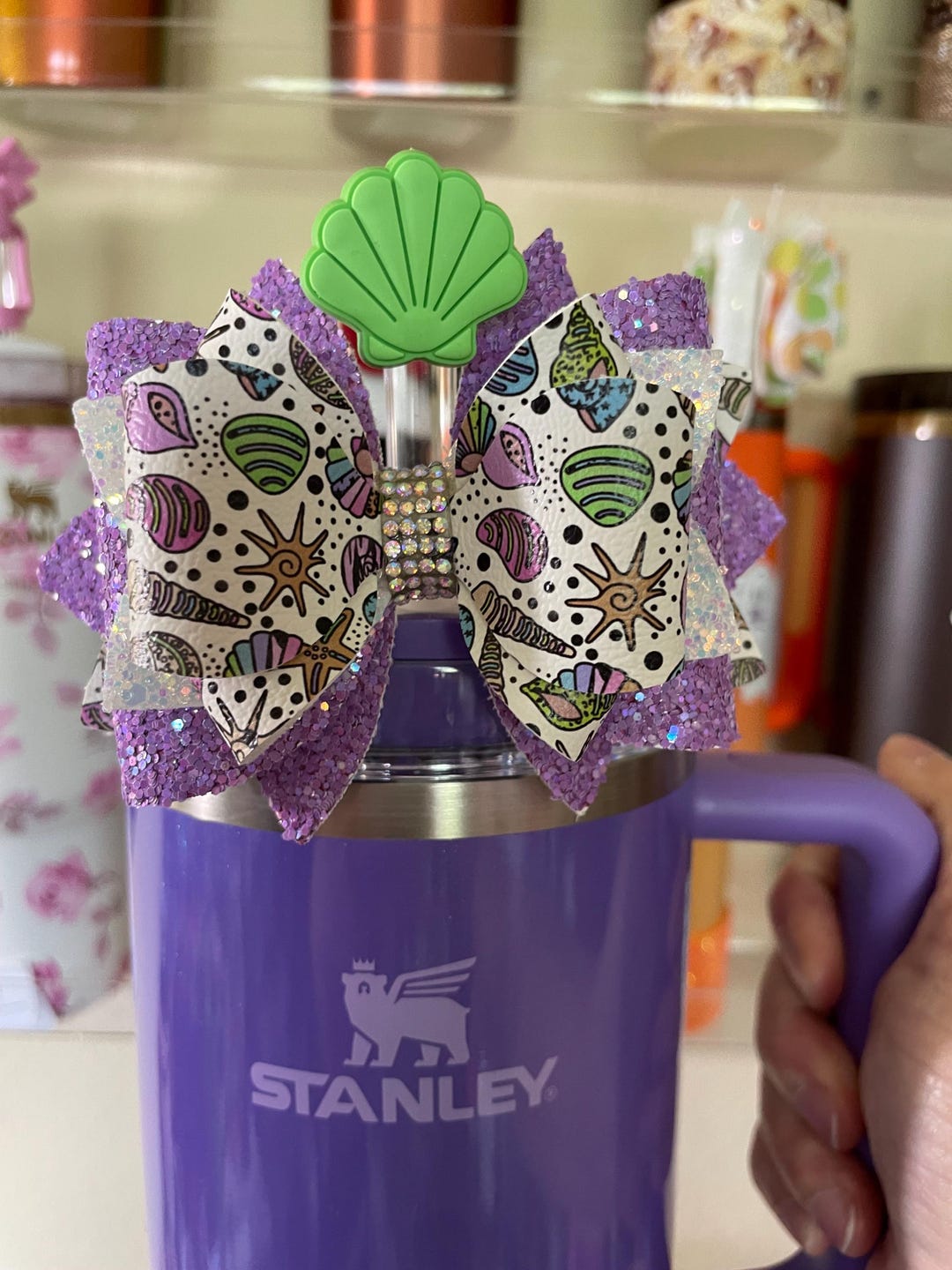 Summer Shells Boot and Bow Set - Set for Stanley Cups - Etsy