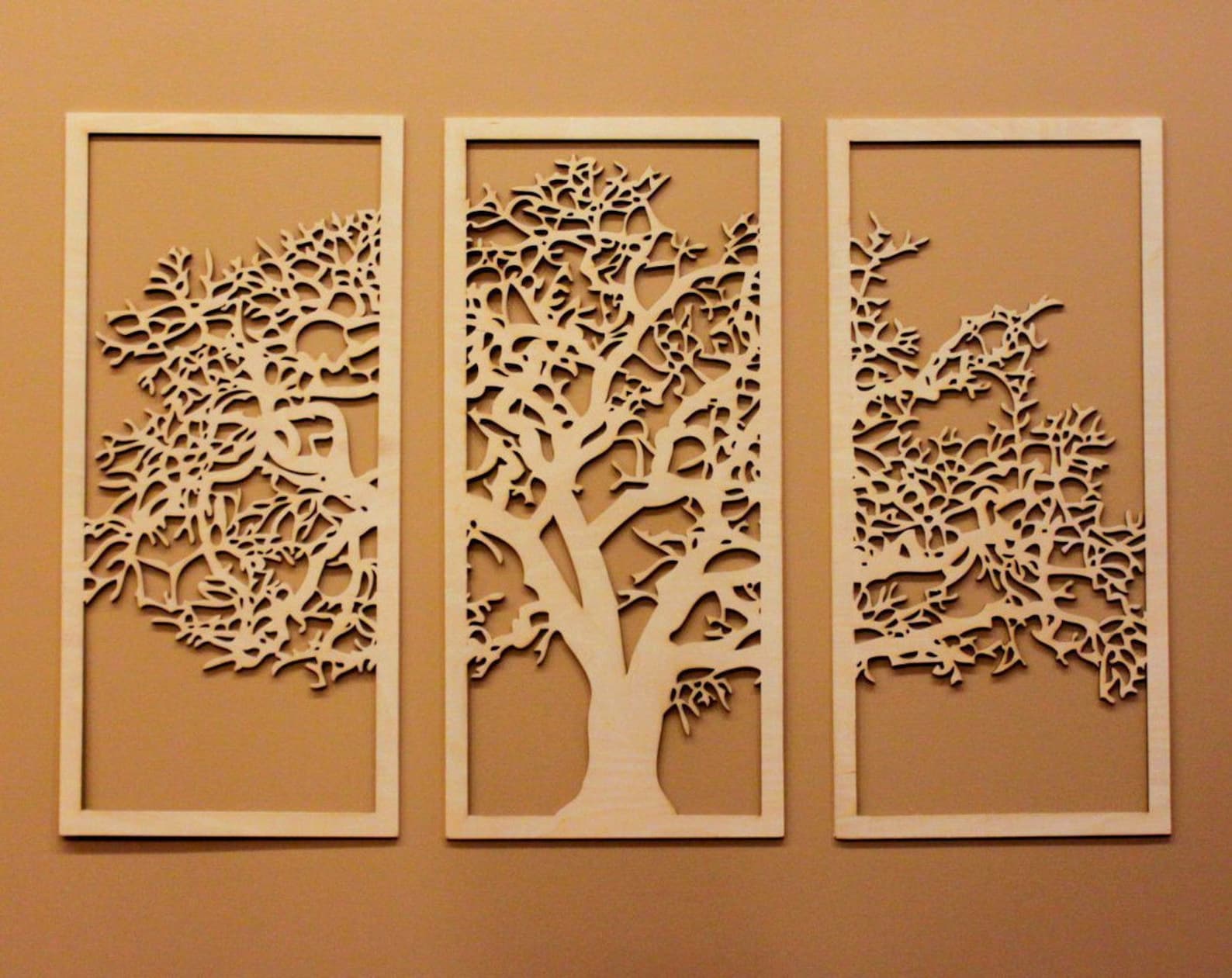 Tree of Life Wall Art Laser Cut Vector Files. DXF SVG CDR Etsy