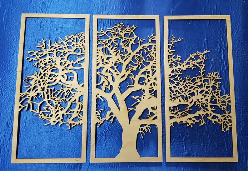 Tree of Life Wall Art Laser cut vector files. DXF SVG CDR | Etsy