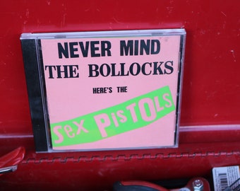 Sex Pistols CD "Never Mind The Bollocks Here's The Sex Pistols Vintage 1988 Punk Rock
