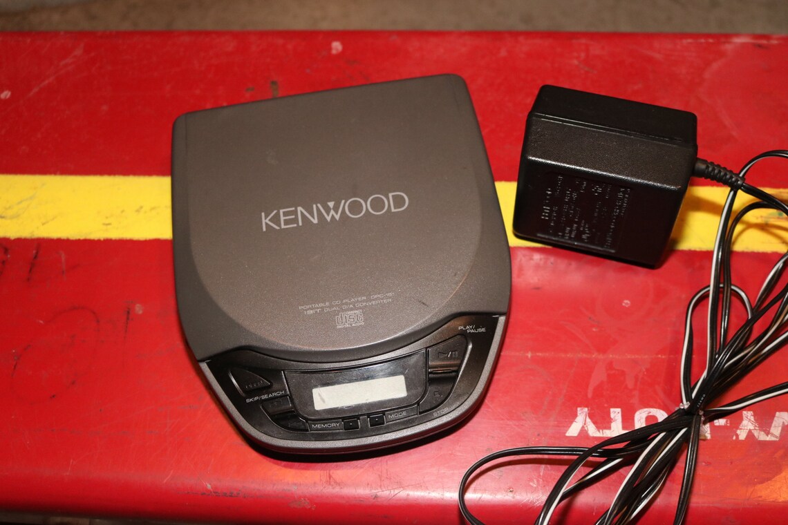 KENWOOD Discman CD Player From 1995 Vintage 1990s Car Audio Stereo