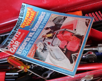 SPORTS CAR Graphic Magazine July 1970 Ferrari Triumph Sports Car Coupe Race Illegal TRD Drag Nascar Nhra