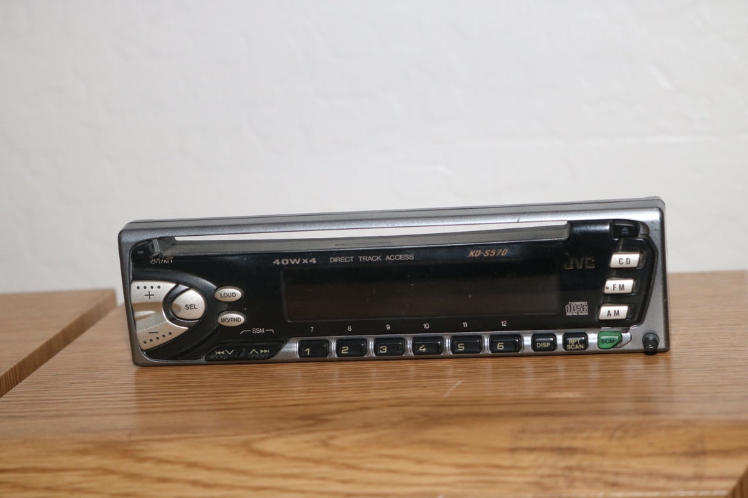 JVC KDS570 CD Player From 1997 Faceoff Vintage 1990s Car Audio Stereo