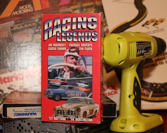 RACING LEGENDS VHS Tape 1956 Daytona 1957 Darlington Race Racecar Obscure Footage Joe Weatherly Fireball Roberts Curtis Turner Tim Flock