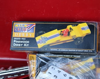 Cub Scout Scout Pinewood Derby Car Kit Vintage 1996 Mini Drag Racing Funnycar Funny Design Racecar National Hot Rod Association