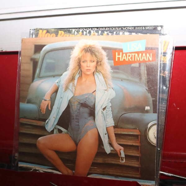 Lisa Hartman RECORD Self Titled  1982 Vinyl Classic Truck Knots Landing Cheesecake Funny Car Race Trucker Vintage 1980s Country Vinyl NASCAR