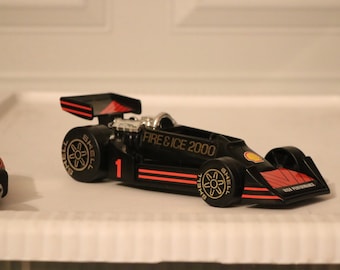 SHELL Fire and Ice Oil Racecar Toy by TONKA (1979) Racetrack Race Track Vintage 1970s-1980s Motorsports Indy 500 NASCAR Winston Gran Prix