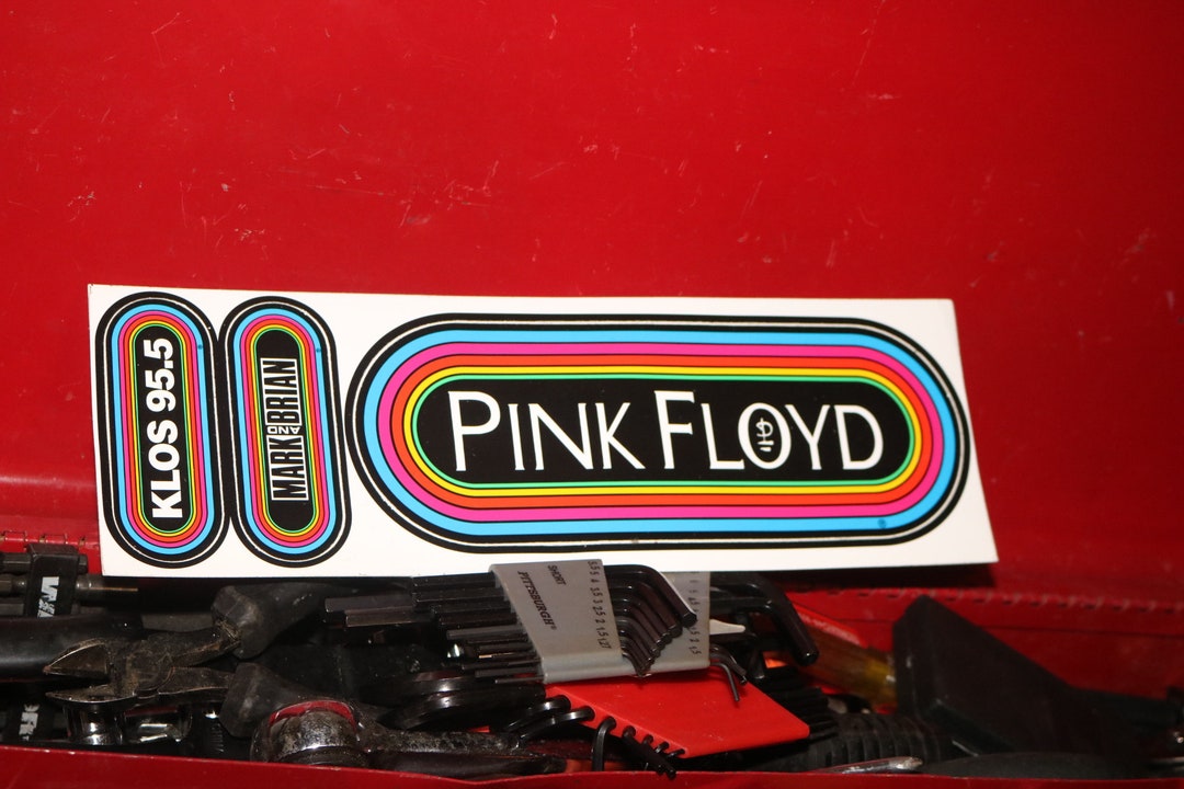 Pink Floyd Bumper Sticker + CD Album for Your 1970's-1980's Vehicles ...