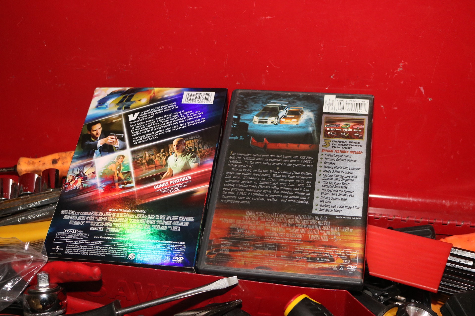 Fast & the Furious 1/2 DVD Mitsubishi Eclipse Mazda FD3S Turbo