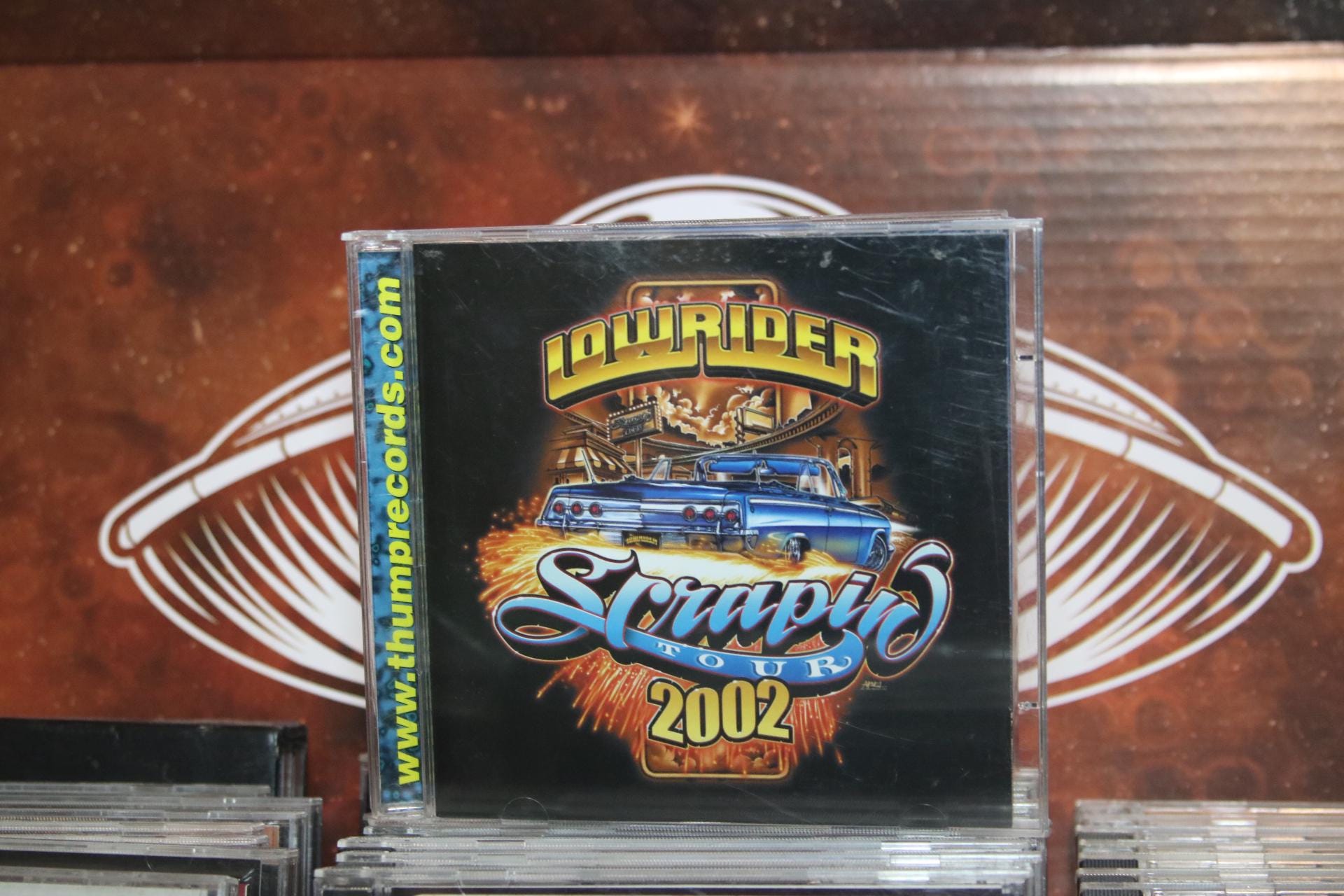 Lowrider Magazine Scrapin' 2002 CD Chicano Rap Buick Regal Vintage 1970s-1980s Cutlass Supreme Chevy Impala 1964 Mr. Capon E Mr. Shadow