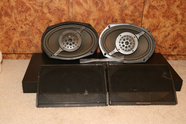 KRACO Vintage Car Stereo 6X9 Speakers 1980s Import Shaft Minitruck