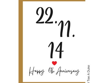 Anniversary Card for Husband Wife, Anniversary Card for Boyfriend Girlfriend, Anniversary Card for Fiancé Fiancée