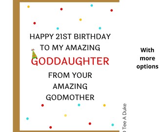 Goddaughter Birthday Etsy Goddaughter Birthday Etsy