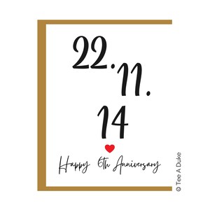 Tarjeta de aniversario para marido esposa, tarjeta de aniversario para novio novia, tarjeta de aniversario para prometido prometido
