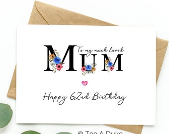 Birthday Card for Mum, Birthday Card for My Amazing Mum, Card for Mum, Happy Birthday Mum, Card for Mother, Birthday Card Mum, Mam, Mom Card