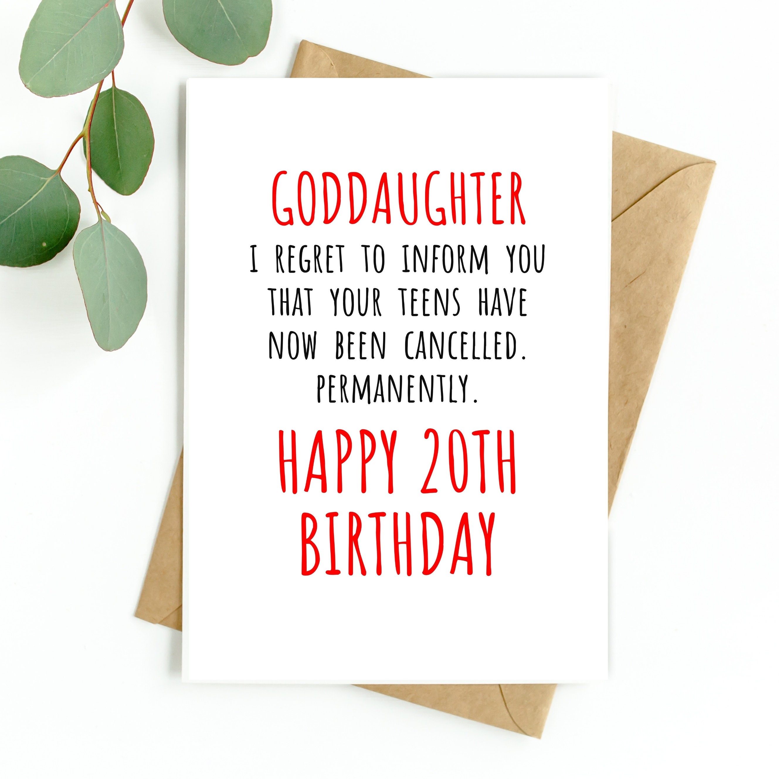 Funny 20th Birthday Card 20th Birthday Card for Son Daughter - Etsy Sweden
