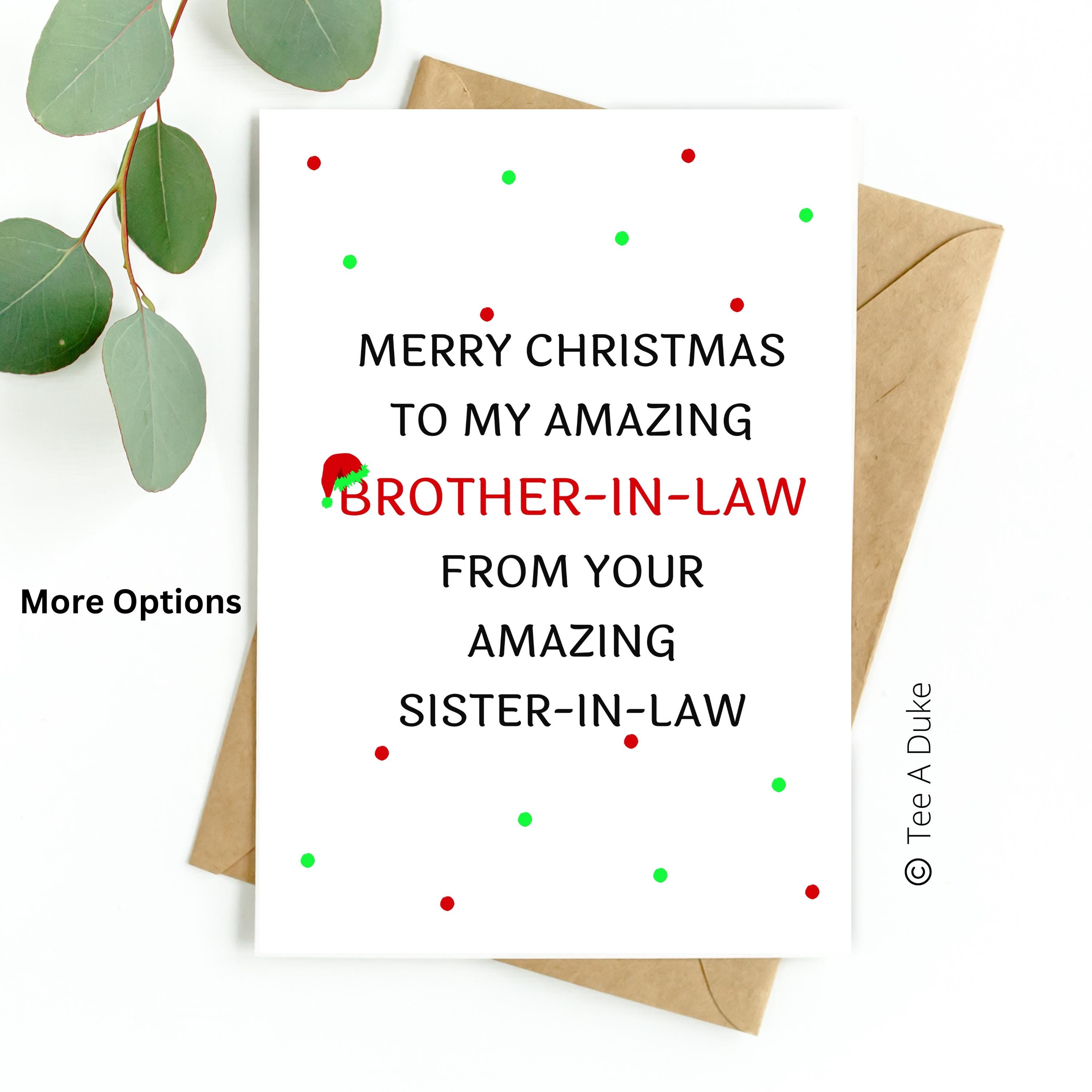 Weihnachtskarte Für Schwägerin & Schwager – Riesige Auswahl An Familienkarten, Gefaltet & Bunt