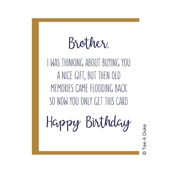 Personalized 35th 40th 45th 50th Birthday Card Father Birthday Card Cousin Birthday Card Brother Birthday Card Husband Birthday Card