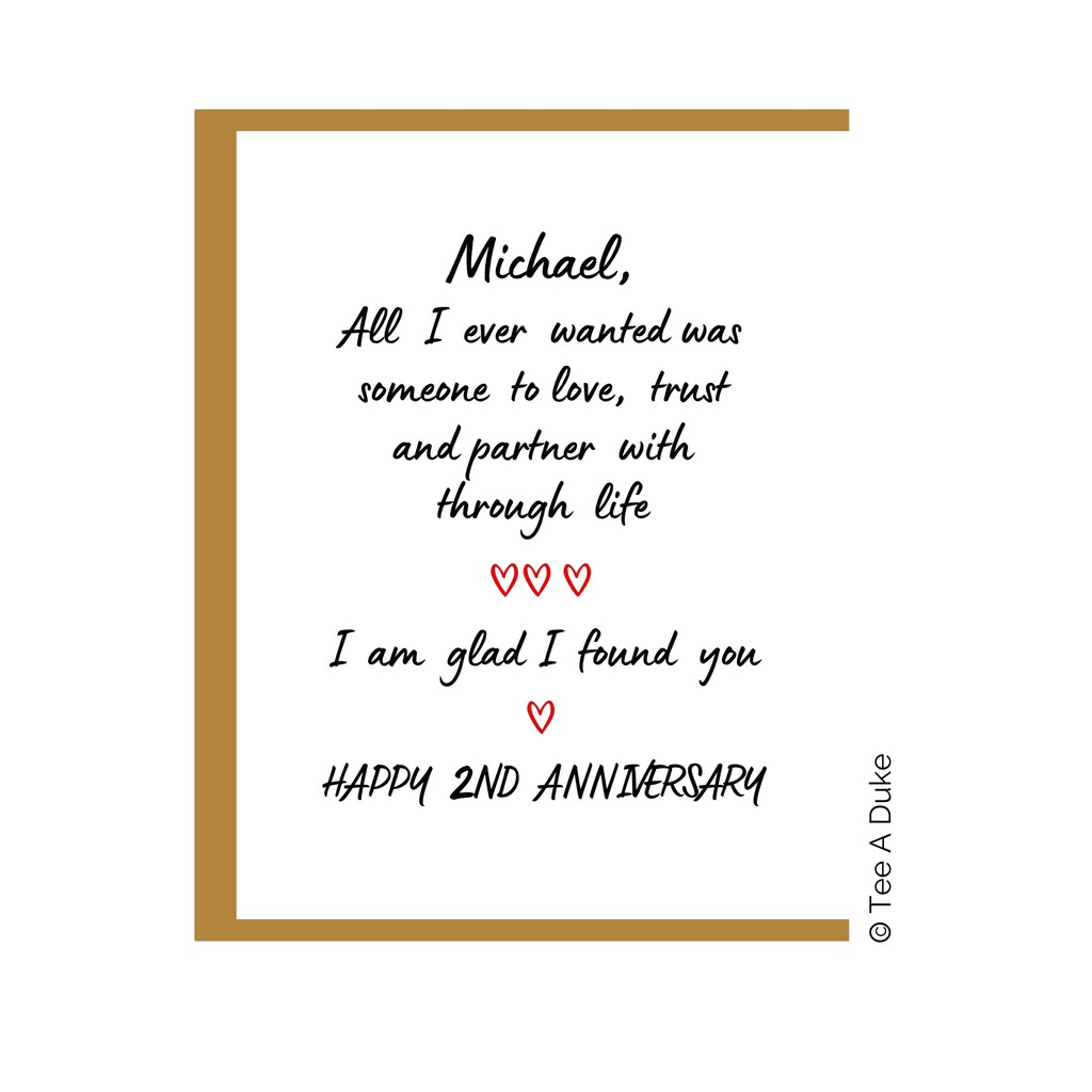 Jzxwan Biglietto Portafoglio Anniversario – 'I Love You' In Acciaio Inossidabile – Regalo Per Lui/Lei