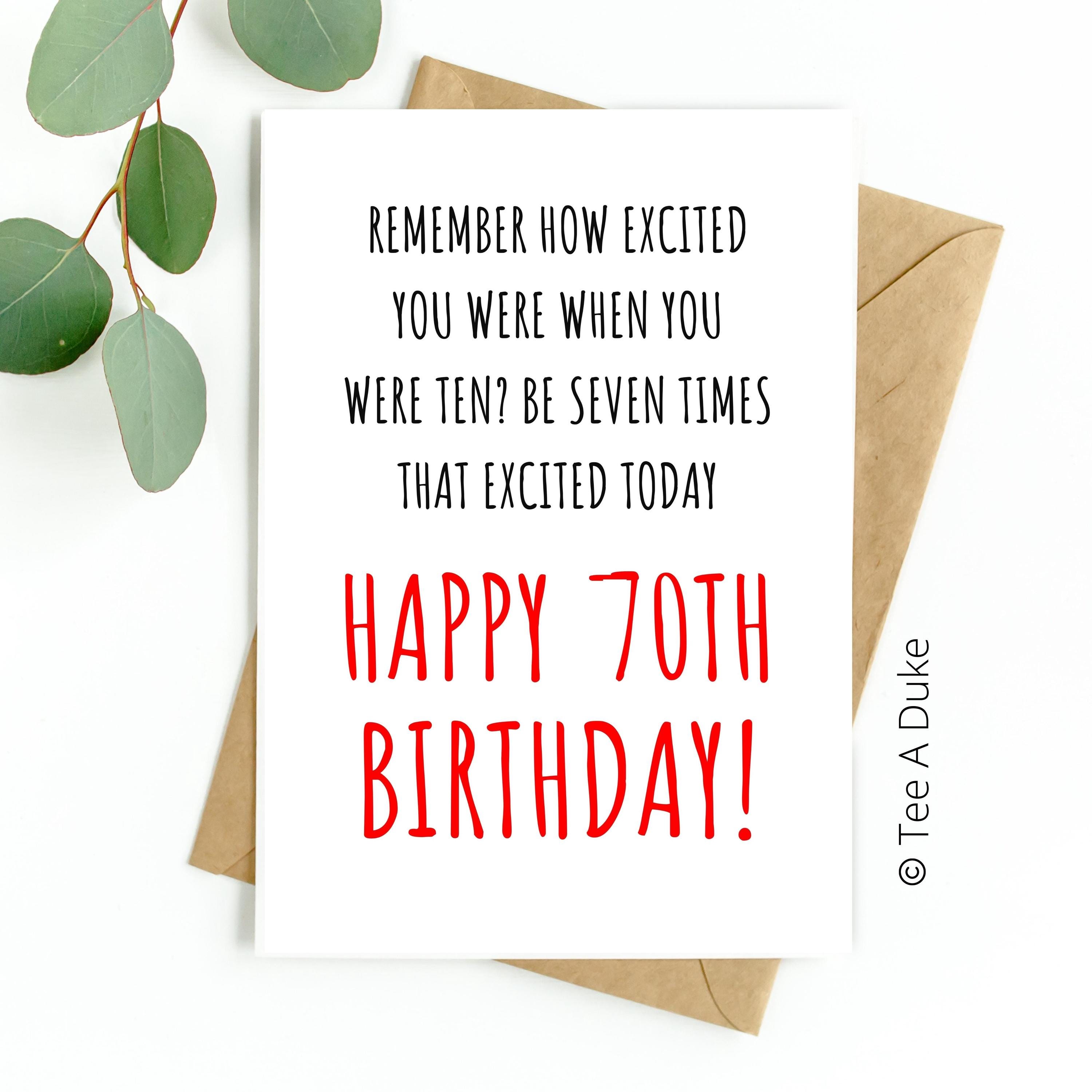 Biglietto personalizzato per il 65° compleanno, Biglietto per lei, Regalo per il 40° compleanno, 65 anni, Biglietto di buon compleanno, Sorella, Amica, Mamma, Zia, Figlia - Italia
