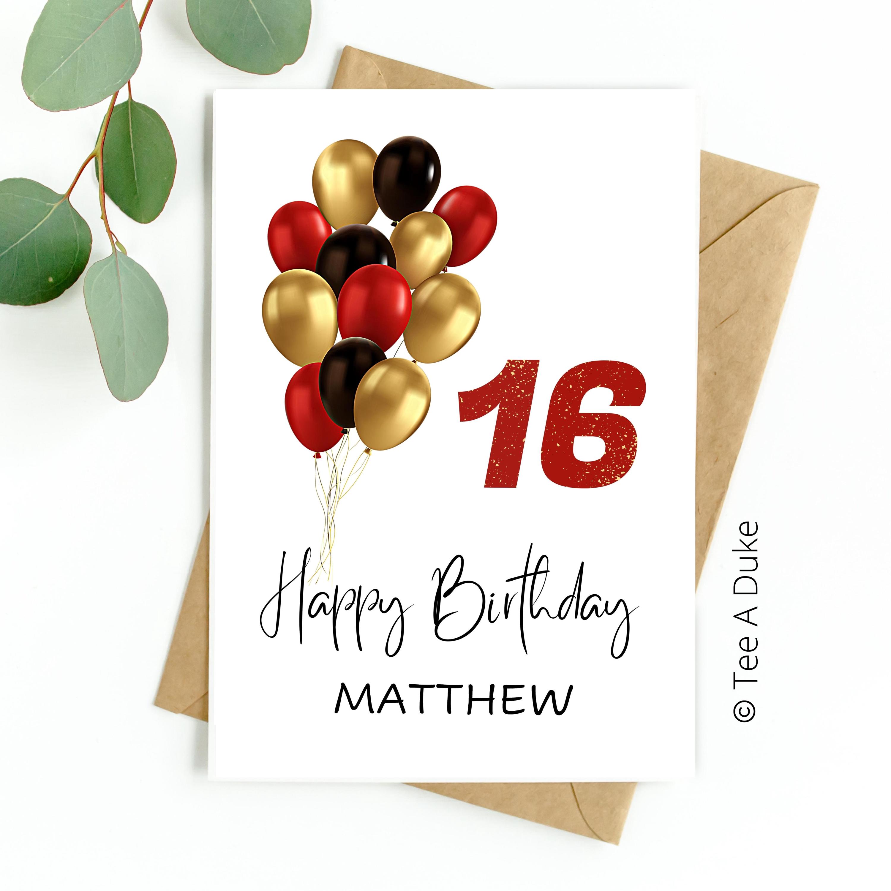 Hallmark, biglietto di auguri per il 18° compleanno del figlio – design a strati con origami
