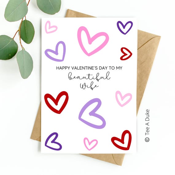 Carte de Saint-Valentin pour femme Belle femme Saint-Valentin