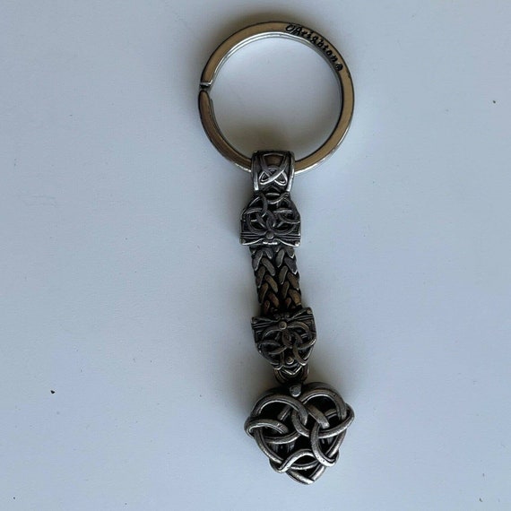 Vintage Brighton Heart Keychain Key Fob 