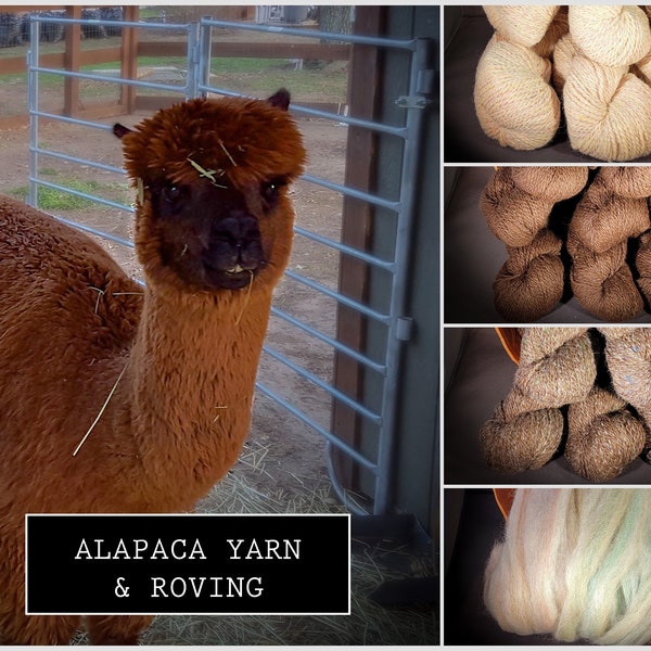 Alpaca Handspun Yarn Etsy