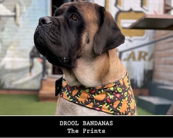 DOG DROOL BANDANAS - The Prints