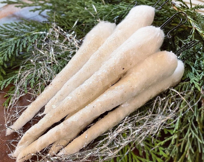 Spun Cotton Icicle Craft Kit Etsy